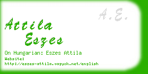 attila eszes business card